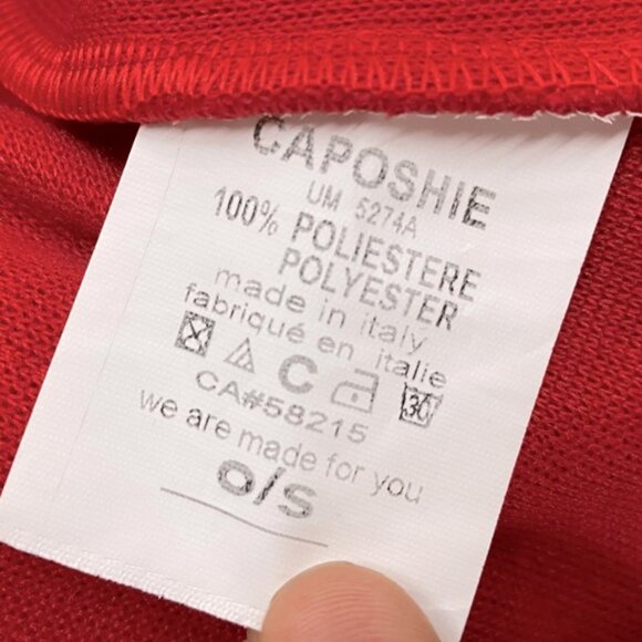 Le Nove Caposhie Red Two Button Lightweight Notched Lapel Coat Jacket M - Picture 4 of 16